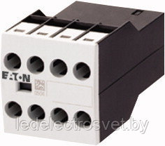Блок-контакт вспом. DILM32-XHI22, 2NO+2NC, 4A(230VAC), фронт. монтаж, для DILM7_38-10, DILMС7_32-10, - фото 1 - id-p145908712