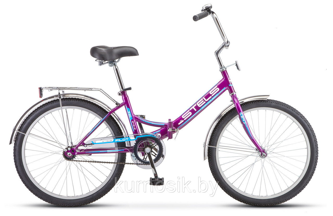 Велосипед складной STELS Pilot-710 24" Z010 фиолетовый - фото 1 - id-p145922029
