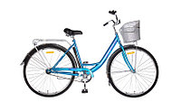Велосипед женский Stels Navigator 345 28" с корзиной Z010 синий