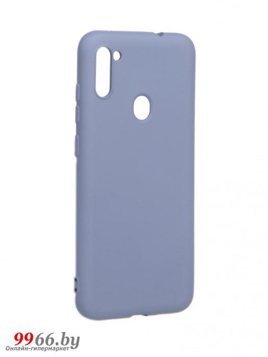 Чехол Akami для Samsung Galaxy A11 / M11 Charm Silicone Grey Blue 6921001744806 - фото 1 - id-p145725295