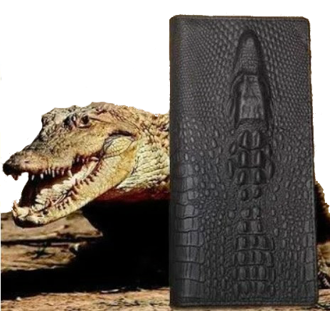 Набор Мужская сумка Аллигатор + Мужское портмоне Wild Alligator (Набор для настоящих мужчин) - фото 4 - id-p145925651