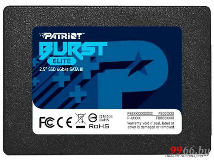 Твердотельный накопитель Patriot Memory Burst Elite 960Gb PBE960GS25SSDR