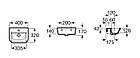 УМЫВАЛЬНИК ROCA THE GAP 40X32, 327478000, фото 3