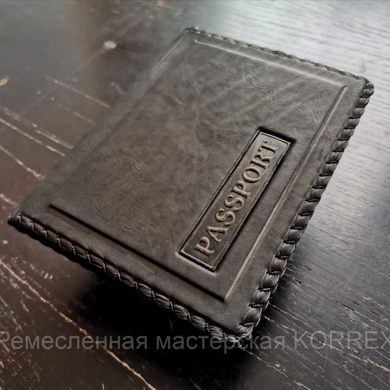 Обложка на паспорт тиснение PASSPORT Арт. 1-43