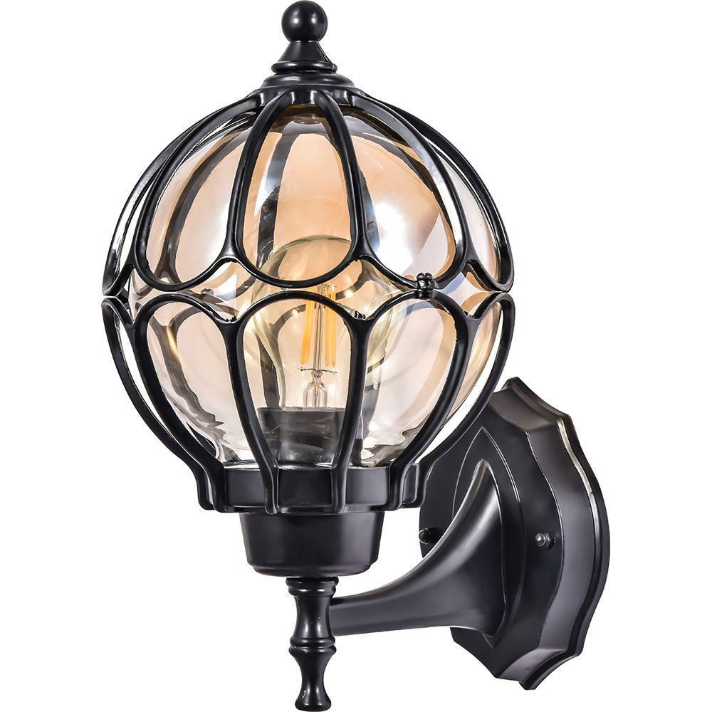 Светильник садово-парковый, серии «Версаль» малые FERON PL3701 1*60W, IP44, черный