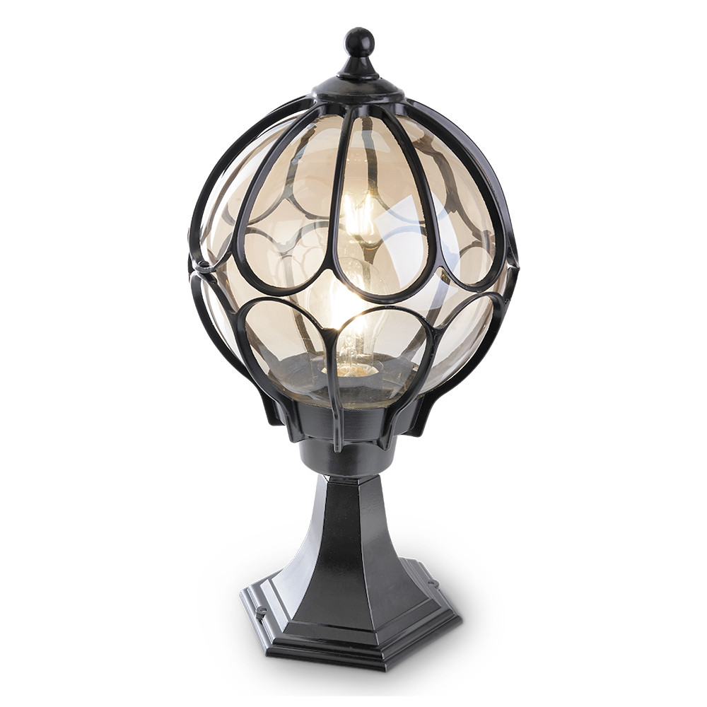 Светильник садово-парковый, серии «Версаль» малый FERON PL3704 1*60W, IP44, черный