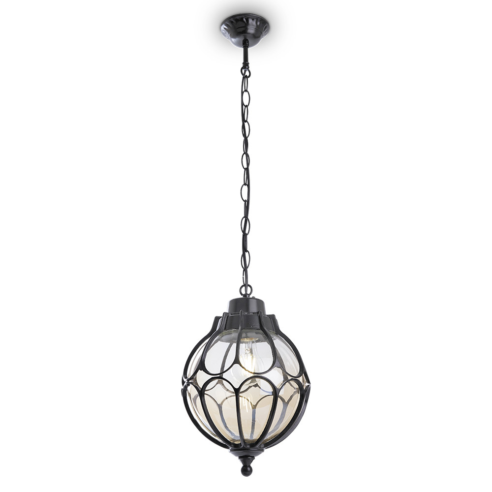 Светильник садово-парковый, серии «Версаль» малый FERON PL3705 1*60W, IP44, черный