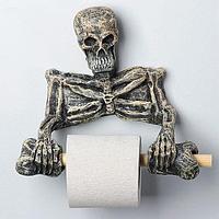 Оригинальный держатель для туалетной бумаги «Скелет»