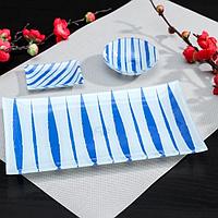 Подарочный набор для суши «Синий узор» 3 предмета