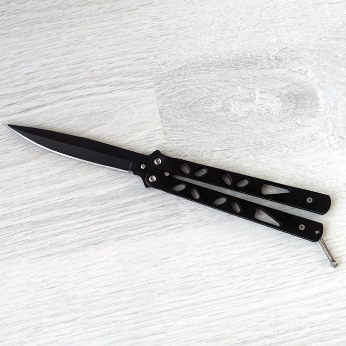 Нож складной Бабочка Черный - фото 6 - id-p145994085