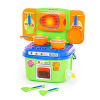 Детский игровой набор для девочек "Мини-кухня" (в коробке) Полесье арт. 40770 - игрушка для детей