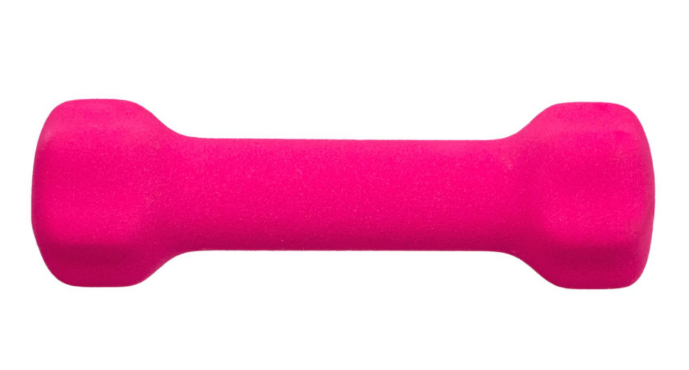 Гантель неопреновая (от 0,5 кг до 5 кг) 0.5 кг (розовый) - фото 4 - id-p145998377