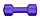 Гантель неопреновая (от 0,5 кг до 5 кг) 4 кг (фиолетовый), фото 4