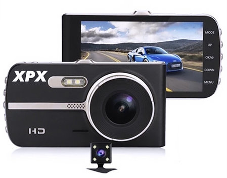 Видеорегистратор XPX P12 с камерой заднего вида, фото 2