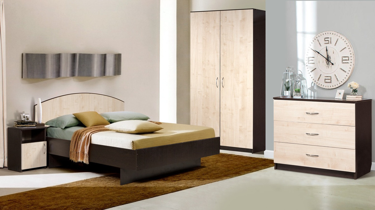 Комплект мебели для спальни Любава-6 с 3-х створчатым шкафом
