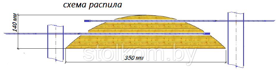 Делительный станок для горбыля СДГ-350 - фото 6 - id-p145925654