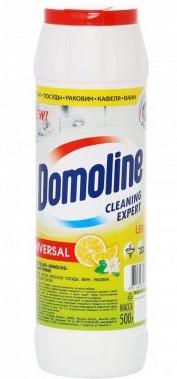 Чистящий порошок "DOMOLINE"(лимон) 500 гр., Лимон, РБ (универсальный)