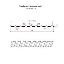 Профнастил МП20 0.45мм полиэстер односторонний глянец, фото 2