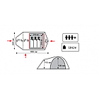 Туристическая палатка Tramp Lite Twister 3 (V2), фото 2
