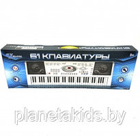 Синтезатор ( пианино) с микрофоном (от сети и от батареек), 61 клавиша, 5492