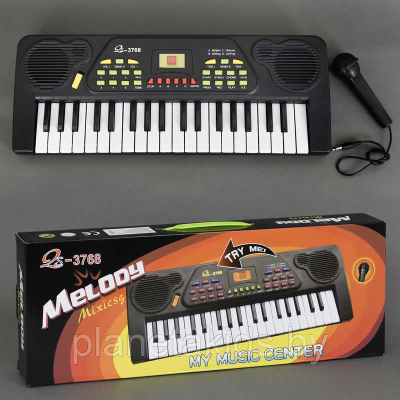 Синтезатор ( пианино) с микрофоном , 37 клавиш, 3768 - фото 1 - id-p146024885