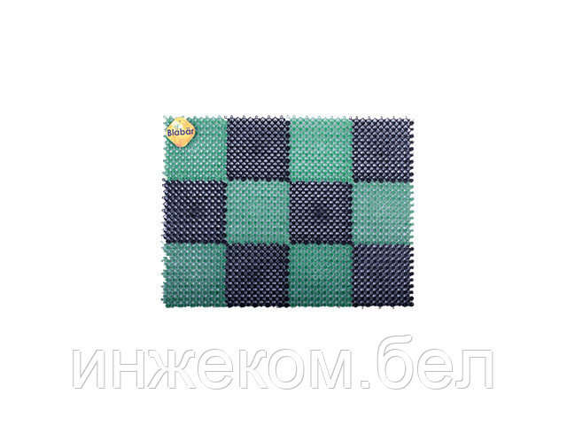 Коврик придверный Grаs 56х84 см, черно-зеленый, ТМ Blabar (коврик- травка размер 56 х 84 см) - фото 1 - id-p146033805