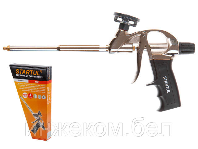 Пистолет для монтажной пены STARTUL PROFI (ST4057-1) (в комплекте 4 насадки) - фото 1 - id-p110557890