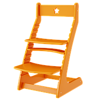 Растущий стул «Ростик»  Окраска в цвет оранжевый, фото 1