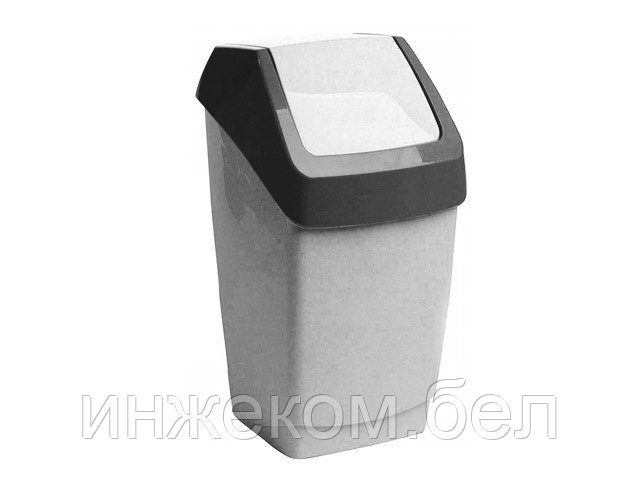 Контейнер для мусора ХАПС 15л (мраморный) IDEA - фото 1 - id-p146033476