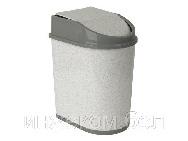 Контейнер для мусора 5л (мраморный) IDEA - фото 1 - id-p146033477