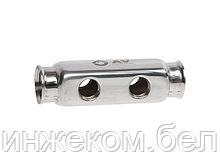 Коллектор 1/2" х 2 вых. двухсторонний, AV Engineering