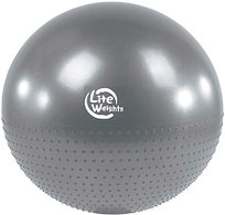 Мяч гимнастический+массажный с насосом Lite Weights BB010-30, фиолетовый, 75 см