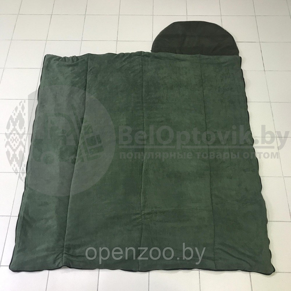 Спальный мешок с подголовником Expert одеяло (22585, ватфайбер, до -10С) РБ - фото 2 - id-p146050815