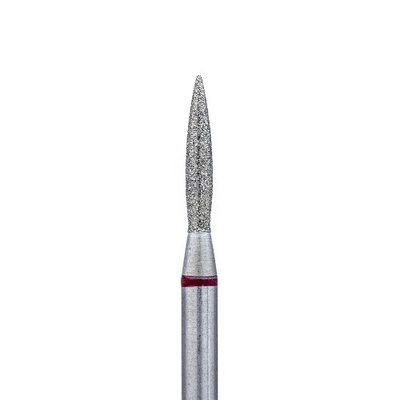 Кристалл Nails, Алмазная фреза (Пламя острое), (d1,8; L100) 856.104.243.100.018