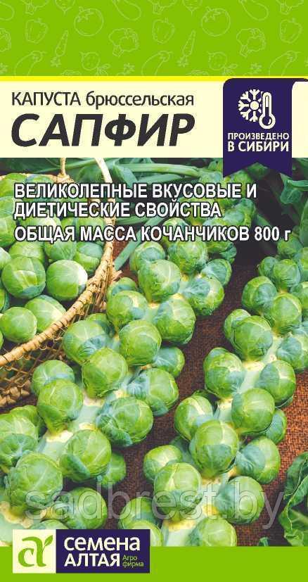 Семена Капуста брюссельская Сапфир (0,1 гр)