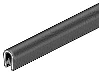 Лента KSB 2 PVC для защиты кромок, со стальной вкладкой, h=10мм, L=10 000мм, для толщины 0,75-2мм, черный, ПВХ