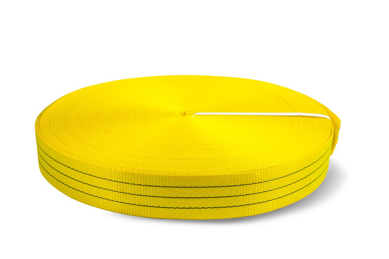 Лента текстильная TOR 6:1 75 мм 10500 кг (желтый) - фото 1 - id-p146073590