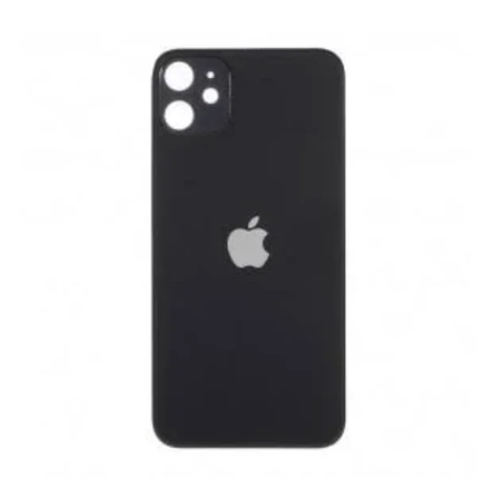 Задняя крышка для Apple iPhone 11 (широкое отверстие под камеру), черная, фото 2