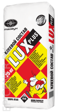Клей для плитки LUX PLUS Люкс плюс повышенной фиксации 25кг - фото 2 - id-p146096276