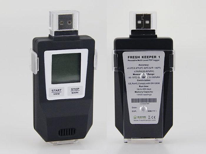 Логгер температуры и влажности Fresh Keeper 1 USB, PDF (многоразовый, термогигрометр) - фото 4 - id-p146099645