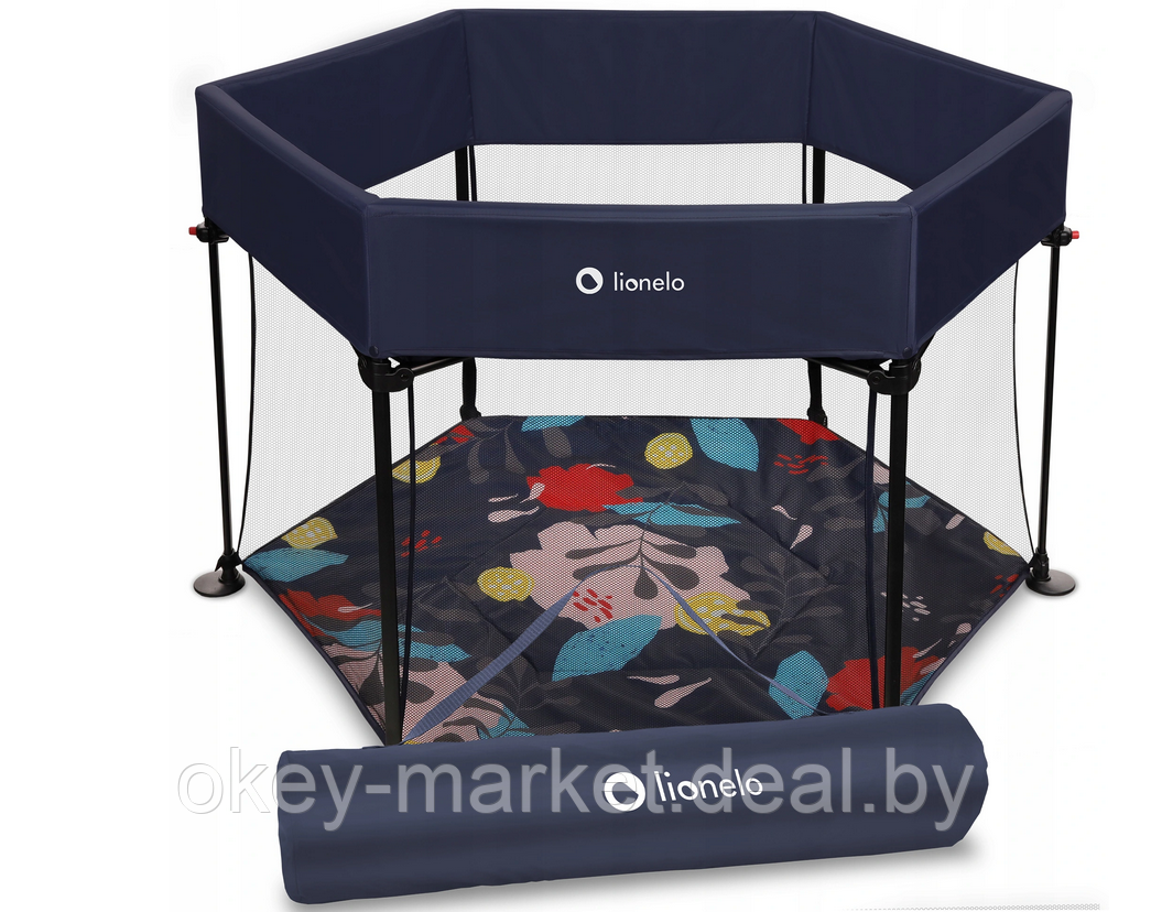 Детский игровой манеж Lionelo Roel Blue Navy, фото 2