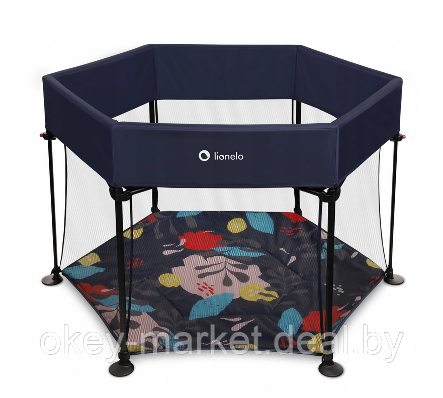 Детский игровой манеж Lionelo Roel Blue Navy - фото 2 - id-p146100138