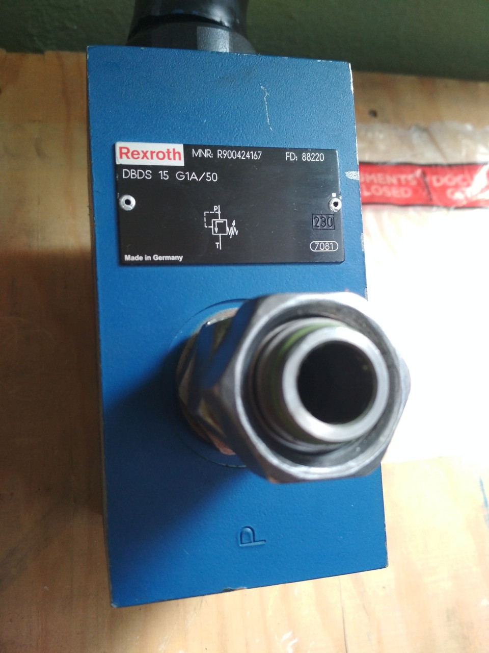 Гидравлический клапан Rexroth R900424167 DBDS 15 G1A/50