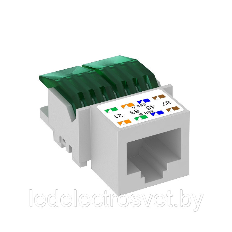 Разъем ASM-C5, RJ45, UTP кат 5E, для корпусов DTG-2RM, DTS-2RM