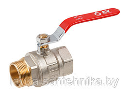 Кран шаровый 1 1/4" нар.-вн. ручка PN25 AV Engineering