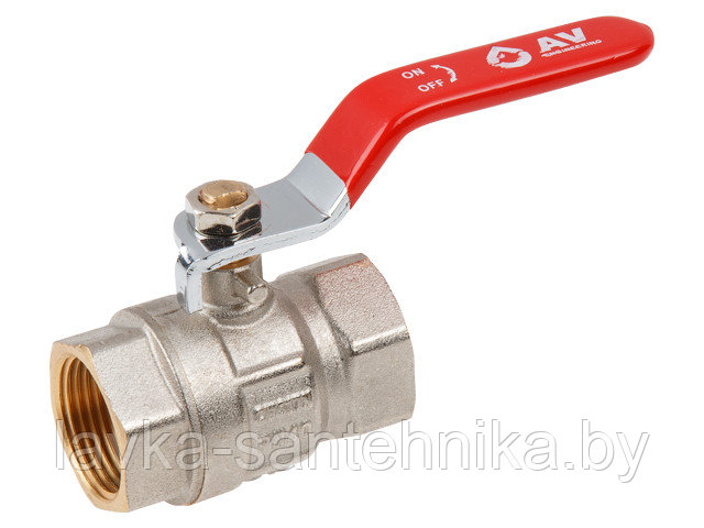 Кран шаровый 3/4" вн.-вн. ручка PN40 AV Engineering