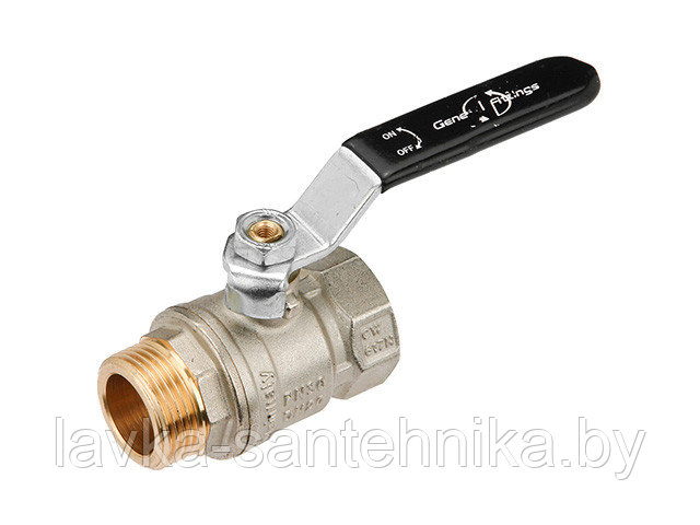 Кран шаровый 1" стандарт вн.-нар. ручка General Fittings