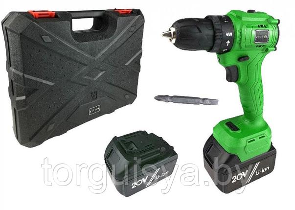 Дрель-шуруповерт аккумуляторная Zitrek Greenpower 20 Pro SET 1, фото 2