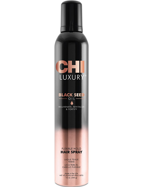Лак для волос подвижной фиксации CHI Luxury Black Seed Flexible Hold Hair Spray, 340г