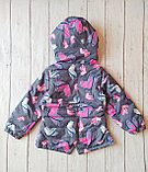 Детская демисезонная куртка для девочки, на рост 86-92, фото 3
